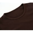 thumbnail image 4 of Lilax Girls' Round Neck Basic Long Sleeve Cotton T-Shirt Brown 7 Years, 4 of 8