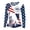 Blue, variant on Youpwaven Women's 250th Anniversary USA Long Sleeve Shirt, 1776-2026 Liberty and Exploration Graphic Pullover, Patriotic Stars and Stripes Celebration Top
