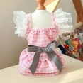 thumbnail image 6 of Breathable Dog Dress - Fade-Less Plaid Bow Tie Clothing for Comfy Pet Supplies - Perfect for Dogs, 6 of 8