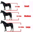 thumbnail image 2 of Cabestro de caballo acolchado de forro polar y esponja azul Talla L, 2 of 4
