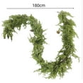 thumbnail image 3 of Wreath Realistic Winter Needle Wreath Green Leaf Suitable For Outdoor Indoor Tablecloth Wall Event & Party Home Decor, 3 of 5