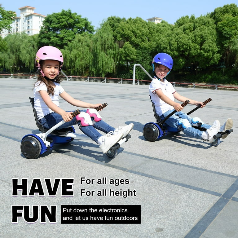 PRINIC Universal Hoverboard Go Kart Convert Kit for Adults Kids Black Walmart
