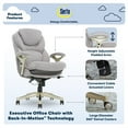 thumbnail image 4 of Serta Back in Motion Technology Fabric Executive Office Chair, Light Gray, 4 of 12
