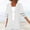 White, variant on Aloohaidyvio Cardigan for Women Plus Size,Ladies Fashion Cardigan Up Casual Solid Color Half Sleeve Hoodeless Tops