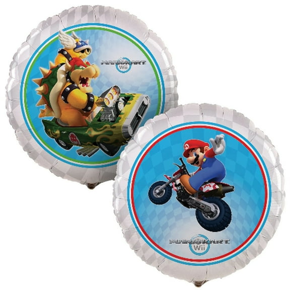 18′ MARIO KART Wii Balloon • Party Supplies Decorations Foil Mylar Balloon