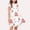 Red, variant on Spazoro Girls Midi Dresses, Crew Neck Balloon Print A-Line Ruffle Sleeve Casual Summer Dresses for Girls Hot Pink Size 5-6
