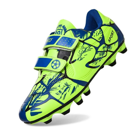 MEZZALL Boys Girls Football Boots Shoes Outdoor Non-Slip Training Shoes Unisex Trainers Sneakers Cozy Footwear 7-8 Years