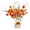 Khaki, variant on AYktou Pipe Cleaner Flower Kit with Vase, DIY Pumpkin Flower Bouquet Crafts Kit Pipe Cleaners Craft Supplies, Thanksgiving Fall Handmade Making Supplies Orange Flocking Pumpkin Twig Decor Set