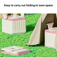 thumbnail image 3 of Portable Toilet, Bedside Commode Soft Padded  for Bathroom Outdoor, 3 of 7