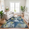 thumbnail image 7 of Addison Rugs Mayfield Premium Machine Washable Transitional Geometric Navy Rectangle Rug, 8' x 10', 7 of 7