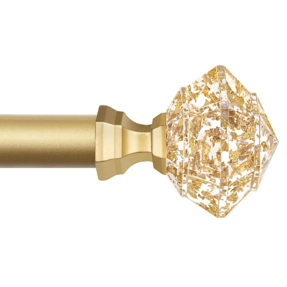 Barra de cortina TONIAL, 80-147 cm, ajustable, color dorado