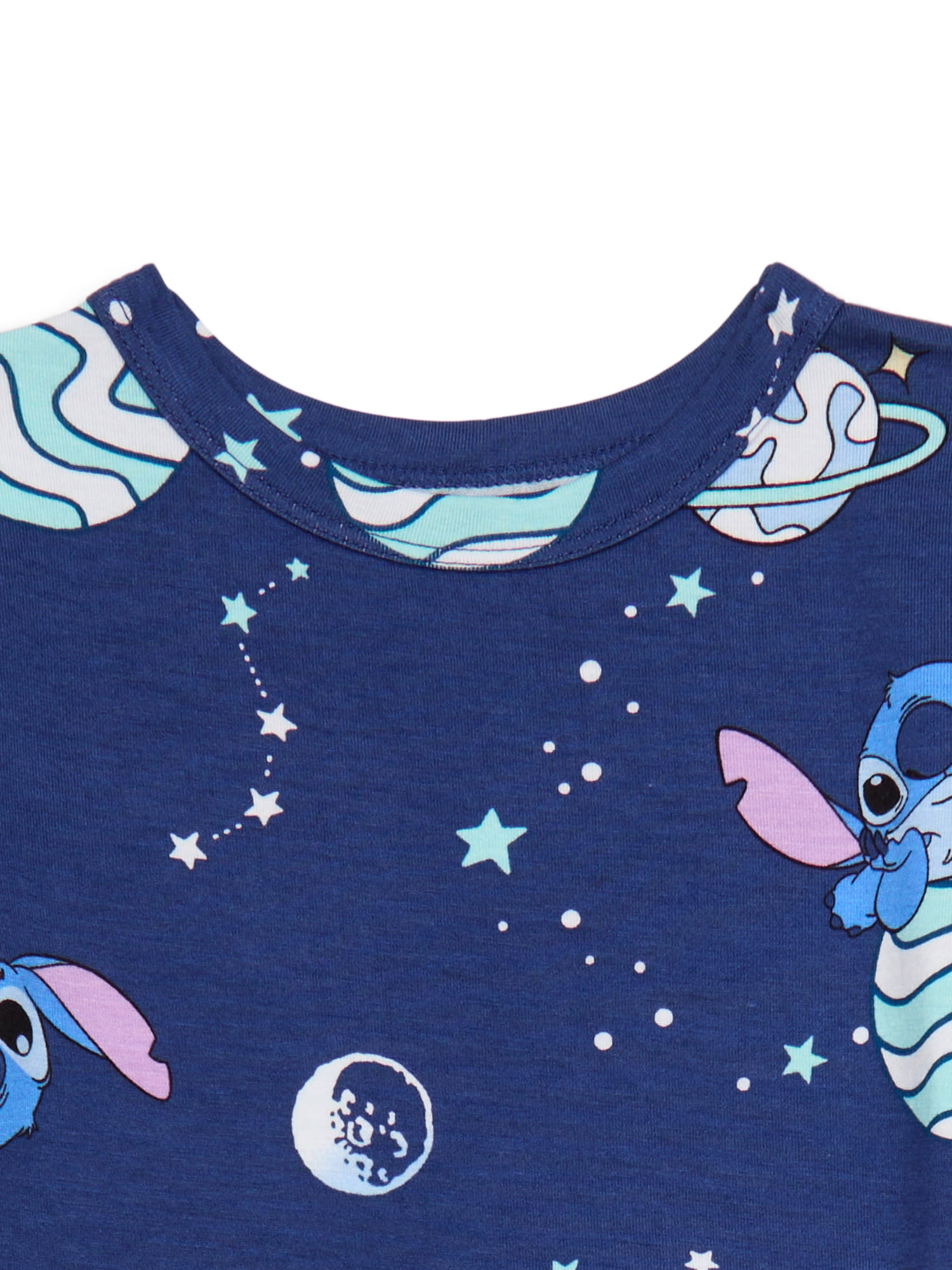 Disney Stitch Boys Graphic Pajama Top and Bottoms Set, 2-Piece, Sizes 4-10