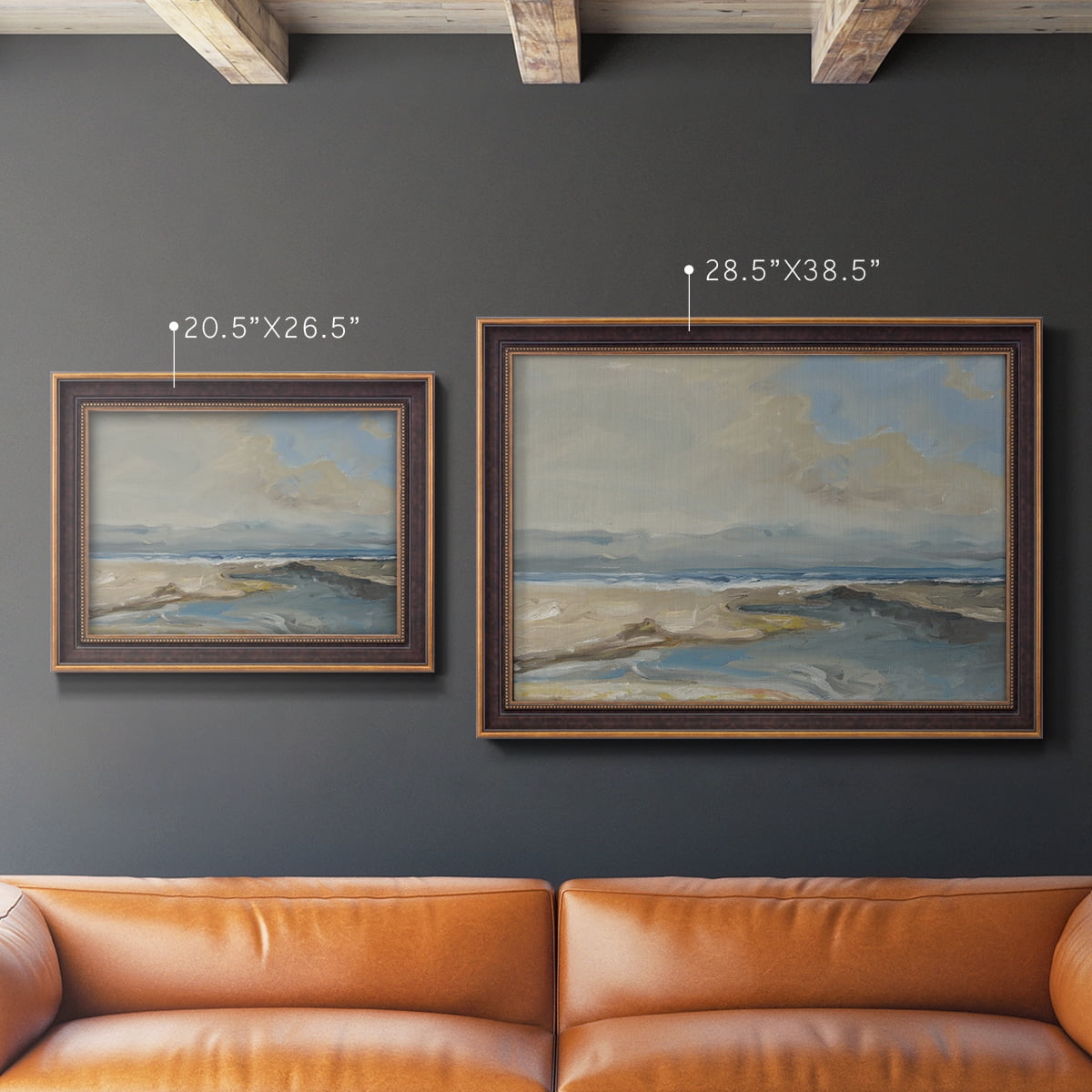 Lincoln Beach Premium Framed Canvas- Ready to Hang