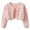 Pink, variant on CPNG Girls Bolero Shrug Sweater Cardigan Tie Up Solid Color Ribbed Knit Outwear Coats Cute Bow Open Front Long Sleeve Dress Cover Up Ruffle Knit Closure Clothes
