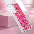 thumbnail image 6 of Case for Samsung Galaxy S23 FE Case Glitter Liquid Cute Clear Phone Case Floating Quicksand Shockproof Protective Bumper Soft TPU Case for Samsung Galaxy S23 FE Love Pink YB, 6 of 14