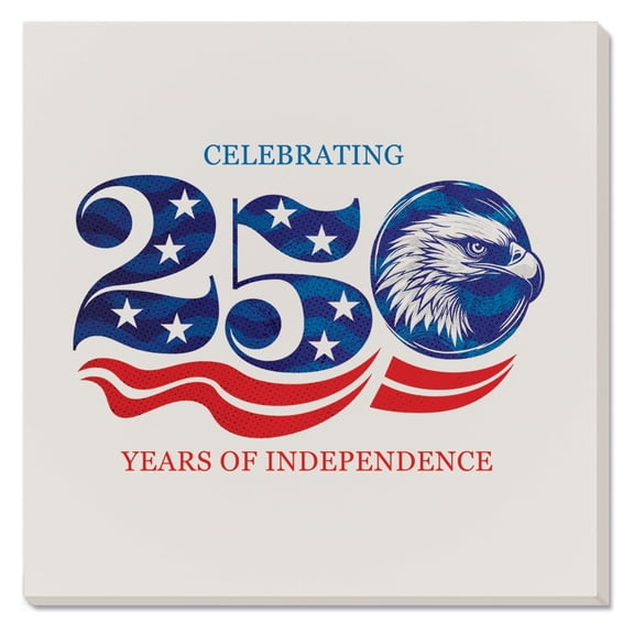 Thirstystone Celebrate 250 Years Decorative Cork Backed Stone Trivet 8" Square
