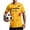 #001 Yellow, variant on Men’s Colombia 2026 Football Shirt, Short Sleeve V-Neck Sports Top, Casual Team Fan Tee with National Flag Print, Breathable Athletic Apparel,M-4XL (#001 Yellow,S)