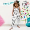 thumbnail image 2 of Combinaison Sans Manches pour Fille Tout-Petit avec Imprimés d'Halloween, Tenue de Pantalon, 2 of 8