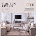 thumbnail image 6 of Aitjunz 63" Console Table with 2 Drawers and Storage Shelf, Waterfall Wood Grain Entryway Table with Curved Edges, Long Sofa Table for Living Room, Hallway and Foyer, 6 of 6
