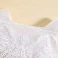 thumbnail image 4 of Nouveau-né Bébé Fille Rompers Robe Dentelle Floral Mouche Manches Body Bébé Été A-Ligne Princesse Robes, 4 of 9