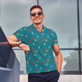 thumbnail image 4 of Fotbe Polo de Golf pour Hommes Motif Chat Drôle Bleu – Chemise de Golf Respirante avec Col Boutonné-Petit, 4 of 6