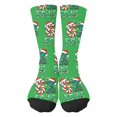 thumbnail image 5 of Stockings 67 Cute Printed Baseball Crew Socks Fun Patterned Knee High Socks Soft Comfortable Casual Socks For Daily Wear & Sports Polyester Long Socks, 5 of 5