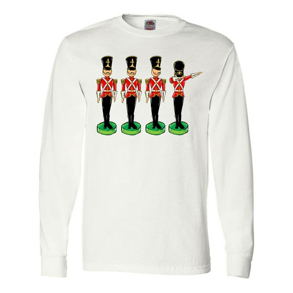 Inktastic Christmas Dabbing Tin Soldier Long Sleeve T-Shirt