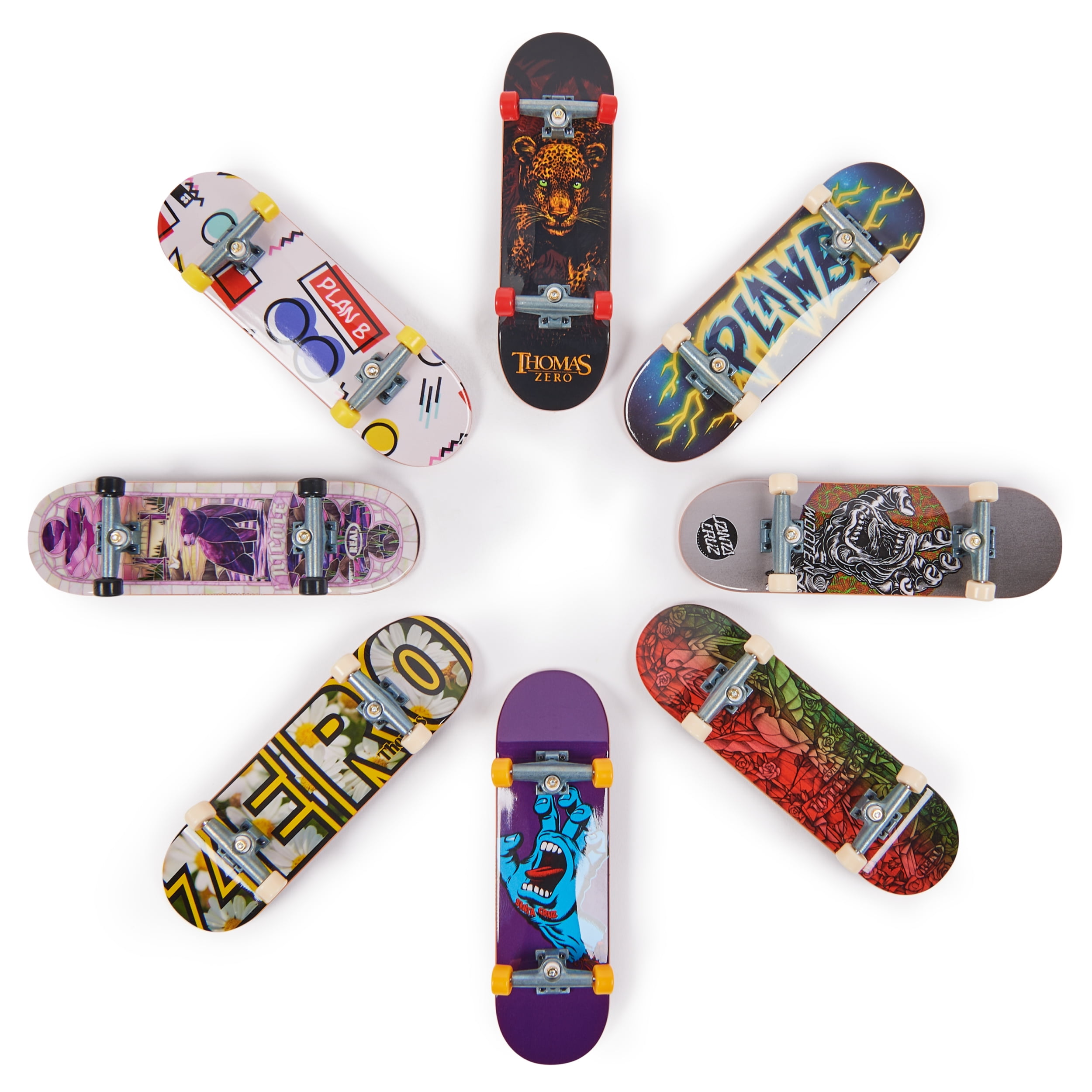 Tech Deck, Coffret de 2 fingerboards, Real Skateboards, Mini skateboards personnalisables à collectionner, jouets pour enfants à partir de 6 ans