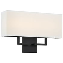 George Kovacs 16.75" Wide Coal Black Modern LED Wall Sconce