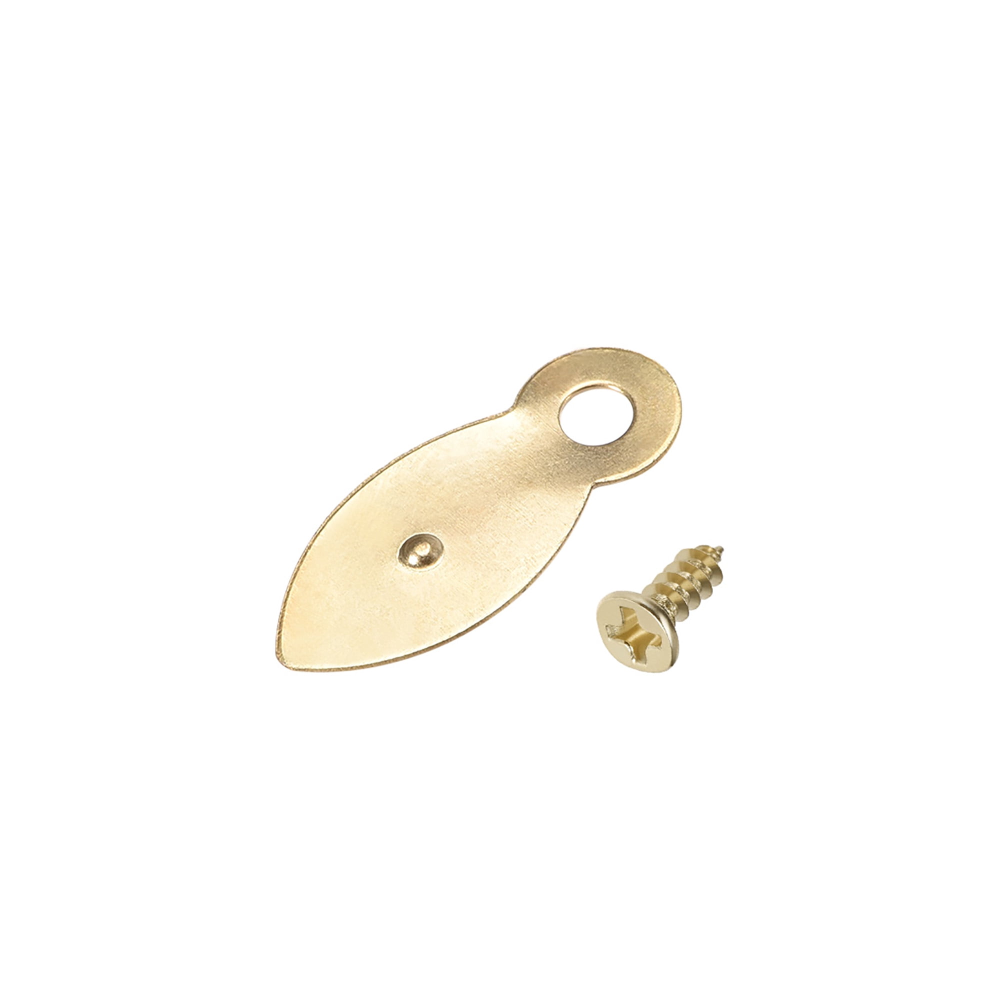 Uxcell Frame Turn Button 7/8" Metal Flat w Screws for Hanging Pictures