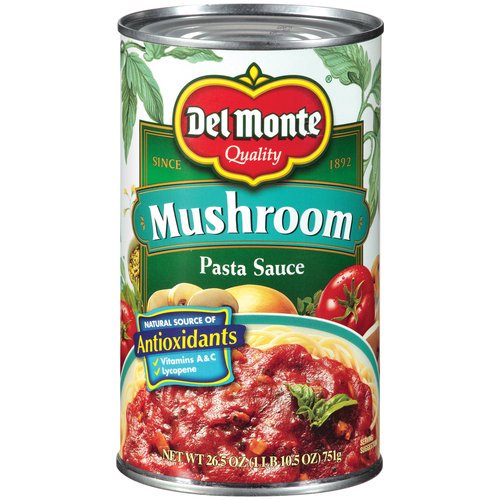 Del Monte Mushroom Pasta Sauce, 26.5 oz