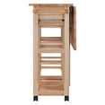 thumbnail image 6 of Winsome Wood Suzanne 3-PC Space Saver Set, 2 Tuck-away Stools, Natural Finish, 6 of 8