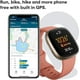 Fitbit Versa (3ème Génération) Smartwatch Corps en Aluminium Doré Doux avec Bande d'Argile Rose, Taille Unique (Bandes S & L Incluses) Boîte Ouverte – image 3 sur 6
