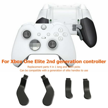 Xbox One Elite 2nd Generation Controller Replacement Parts 4-in-1 Long and Short Paddles