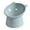 Blue, variant on Tilted Raised Posture Cat Food Bowl Neck Protection Anti Vomiting 15 Degree Elevated Slanted Stand Pet Bowls for Cats and Small Dogs(4.5"×5.3",Green)