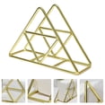 thumbnail image 3 of Porte-serviettes Triangle Luxe Rétro Nouveauté Table Bureau Décor Porte-Serviettes, 3 of 7