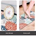 thumbnail image 2 of Dahlia Kitchen Rugs and Mats Set of 2, Anti Fatigue Floor Mat, Waterproof PVC Leather Non Slip Kitchen Floor Mats,Comfort Doormat Standing Running Mats Area Rugs Carpet Decor for Kitchen, 2 of 6