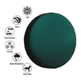 thumbnail image 4 of Yiaed Dark teal green Print Tire Wheel Cover, tire covers for trailers,rv wheel covers,rv tire covers, camper tire covers,tire covers for cars-14 inch, 4 of 6