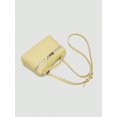 thumbnail image 5 of Rumanland Women's Yellow Top Handle Crossbody Vanity Bag, 5 of 9