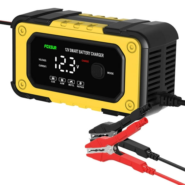 Car Battery Charger 12V 6 Amp for Agricultural Vehicles Car