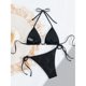 thumbnail image 4 of WILLBEST Traje de Baño Mujer Curvy conjunto de Bikini de Dos Piezas con Cuello Halter Triangular Tanga Sexy Traje de Baño con Cordones Laterales, 4 of 6