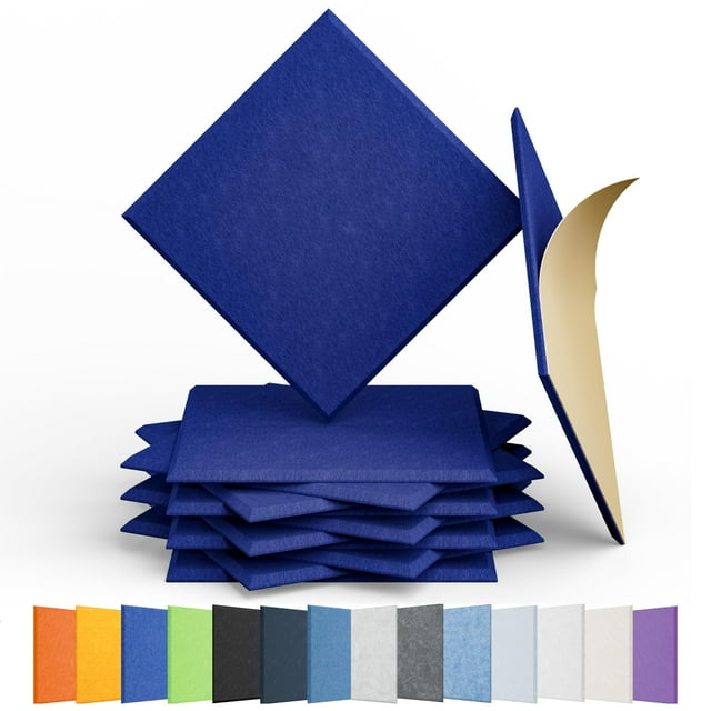 Paneles acústicos Amantech de espuma insonorizada de alta densidad 30x30 cm