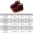 thumbnail image 2 of Women's Men's Diabetic Shoes Extra Wide Width Diabetic Boots Warm Slip-on Lymphedema Shoes Adjustable Closure Walking Shoes for Elderly Swollen Feet (red 39-40), 2 of 9
