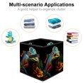 thumbnail image 2 of Chameleon Foldable Cube Organizer with Handle, 10.8"x10.5"x10.6", Large Capacity Storage Box and Organizer Bins, 2 of 6