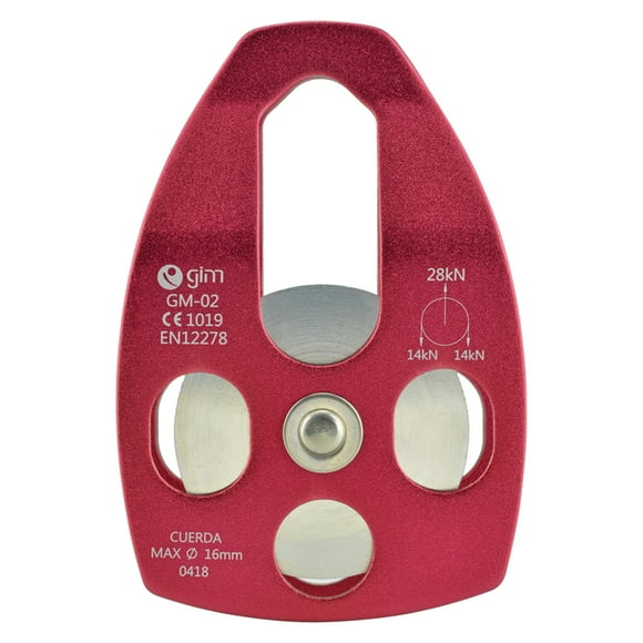 Polea Sencilla De Aluminio Sin Balero 28Kn Gim Sports Gm-02