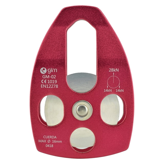 Polea Sencilla De Aluminio Sin Balero 28Kn Gim Sports Gm-02