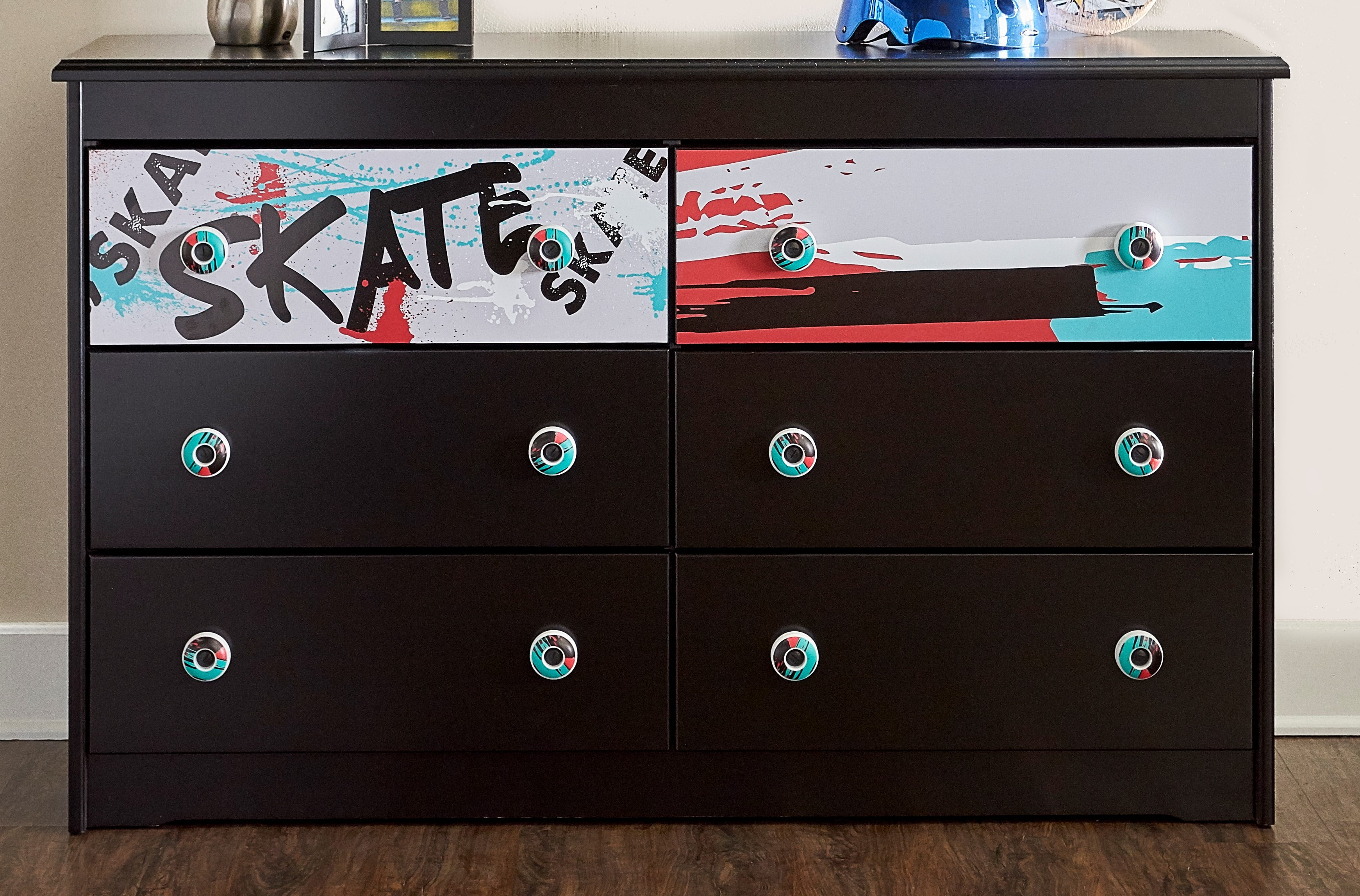 Inval Powell Kick Flip Dresser, Black