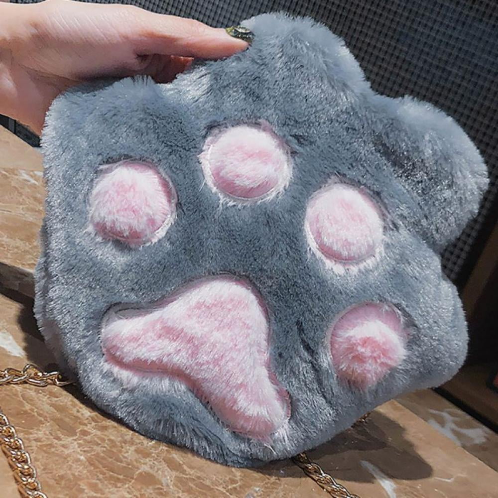 Cute Cat Paw Plush Crossbody Bag for Girls and Women Nigeria Ubuy