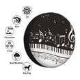 thumbnail image 4 of Gukieu Piano Keys With Musical Notes Print Car Tire Cover, Adjustable Waterproof and Dustproof Tire Protection Cover, Suitable for SUV, Truck, Van-16 inch, 4 of 6