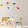 thumbnail image 4 of Living Room Wall Decor Metal Art, 6 Pc Multicolor Hanging Pieces, Bedroom Entryway Accents, 4 of 6